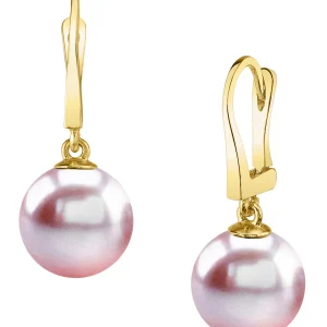 Pink Freshwater Pearl Classic Elegance Earrings