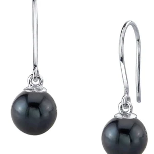 Black Akoya Pearl Linda Earrings