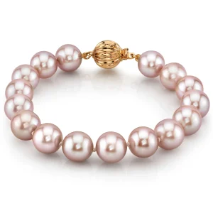 8.5-9.5mm Pink Freshwater Pearl Bracelet - AAAA Quality