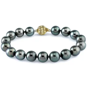 8-9mm Tahitian South Sea Pearl Bracelet - AAA Quality