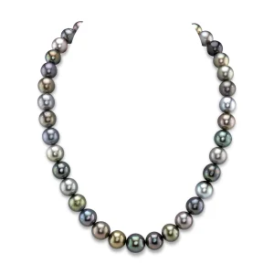 10-12mm Tahitian South Sea Pearl Multicolor Necklace
