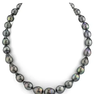 10-11mm Tahitian South Sea Pearl Drop-Shape Necklace