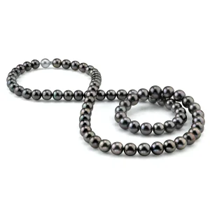 Opera Length 10-11mm Tahitian South Sea Pearl Necklace - AAAA Quality