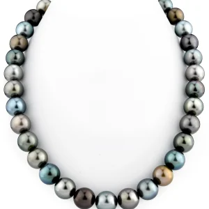 11-12mm Tahitian South Sea Multicolor Pearl Necklace
