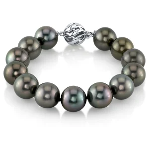 11-12mm Tahitian South Sea Pearl Bracelet - AAAA Quality