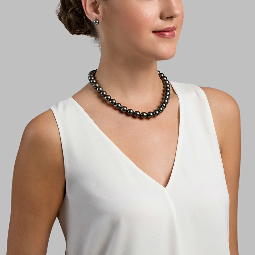 11-13mm Tahitian South Sea Pearl Necklace - AAAA Quality
