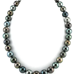 11-13mm Tahitian South Sea Pearl Multicolor Necklace - AAAA Quality
