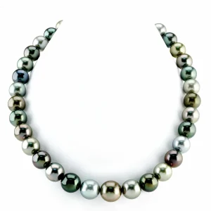 11-14mm Tahitian South Sea Pearl Multicolor Necklace - AAAA Quality