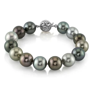 11-12mm Tahitian South Sea Multicolor Pearl Bracelet