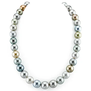 12-14mm Tahitian South Sea Pearl Multicolor Necklace