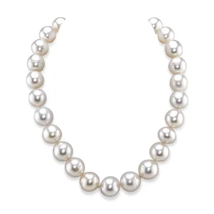 13 -16mm White South Sea Baroque Pearl Necklace