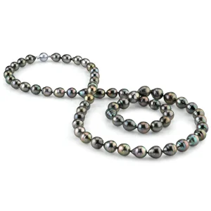 10-11mm Opera Length Tahitian South Sea Baroque Pearl Necklace