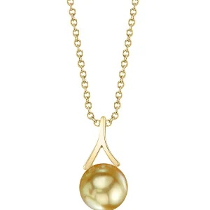Golden Pearl Lindsey Pendant