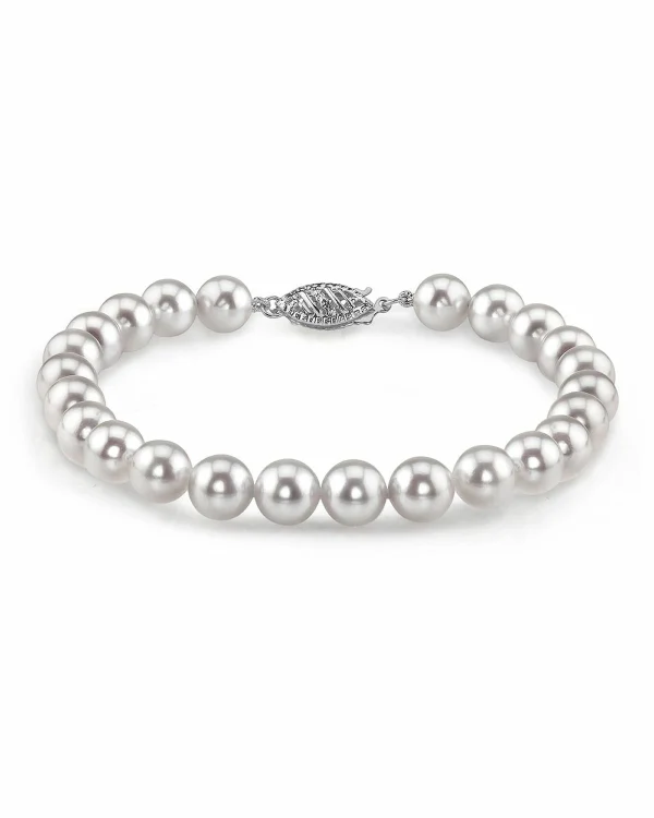 5.0-5.5mm Akoya White Pearl Bracelet