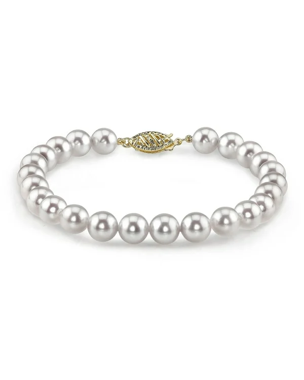 5.0-5.5mm Akoya White Pearl Bracelet