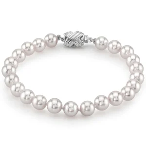 6.5-7.0mm Akoya White Pearl Bracelet