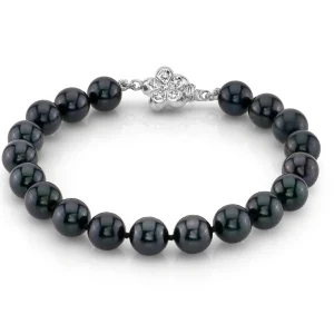 7.5-8.0mm Akoya Black Pearl Bracelet