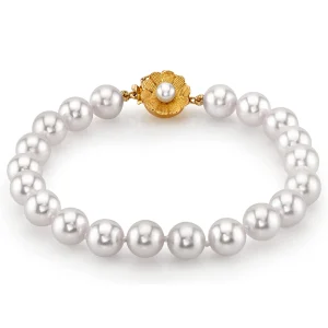 8-9mm White South Sea Pearl Bracelet - AAAA Quality