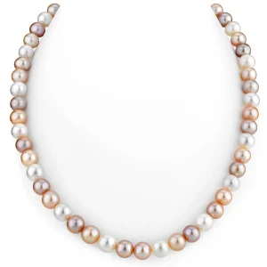 6.5-7.0mm Freshwater Multicolor Pearl Necklace - AAA Quality