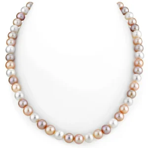 7.0-7.5mm Freshwater Multicolor Pearl Necklace - AAAA Quality