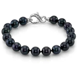 8.0-8.5mm Akoya Black Pearl Bracelet