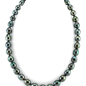 8-10mm Dark Tahitian South Sea Baroque Pearl Necklace