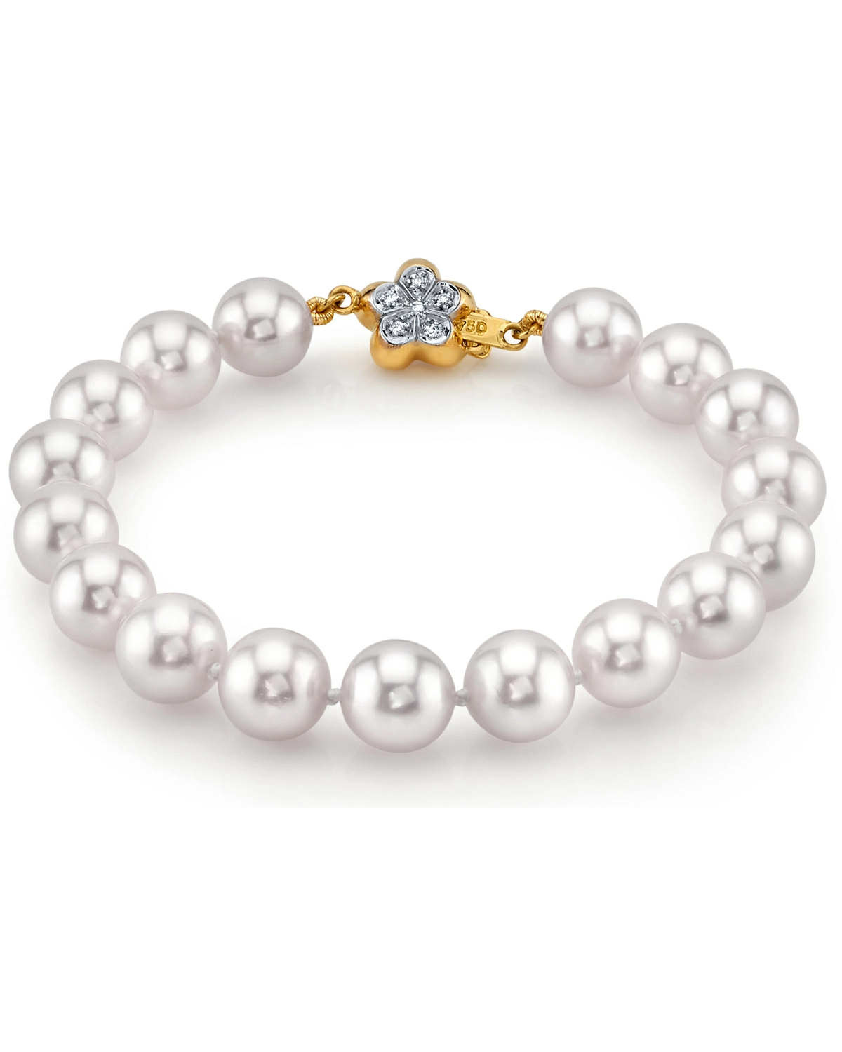 8.5-9.0mm Akoya White Pearl Bracelet