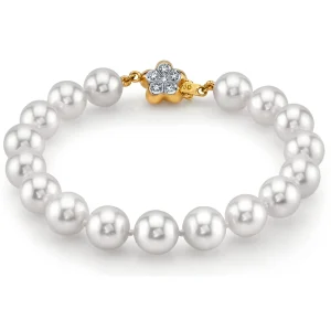 9-10mm White South Sea Pearl Bracelet