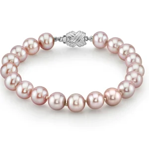 8.0-8.5mm Pink Freshwater Pearl Bracelet - AAA Quality