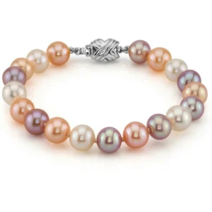 8.0-8.5mm Multicolor Freshwater Pearl Bracelet - AAA Quality