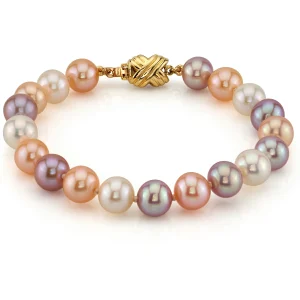 8.0-8.5mm Multicolor Freshwater Pearl Bracelet - AAAA Quality