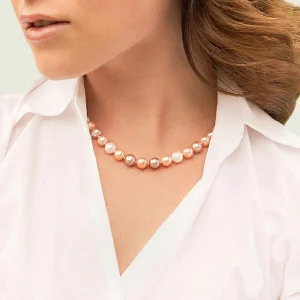 8.0-8.5mm Freshwater Multicolor Pearl Necklace - AAA Quality