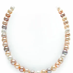 8.5-9.5mm Freshwater Multicolor Pearl Necklace - AAAA Quality