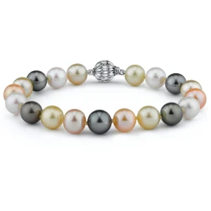 10-11mm South Sea & Freshwater Multicolor Bracelet- AAA Quality