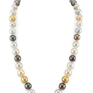9-11mm South Sea Multicolor Pearl Necklace - AAAA Quality