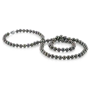 Opera Length 9-11mm Tahitian South Sea Pearl Necklace