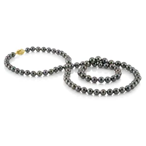 Opera Length 9-11mm Tahitian South Sea Pearl Necklace