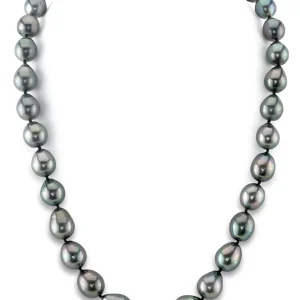 9-11mm Tahitian South Sea Drop Pearl Necklace - AAAA Quality