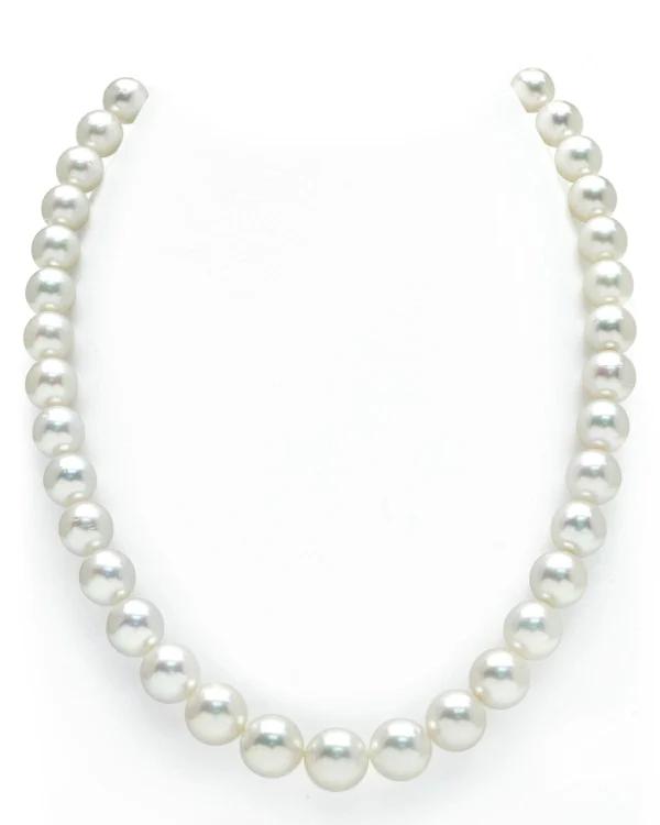 9-11mm White South Sea Pearl Necklace - GIA Certified