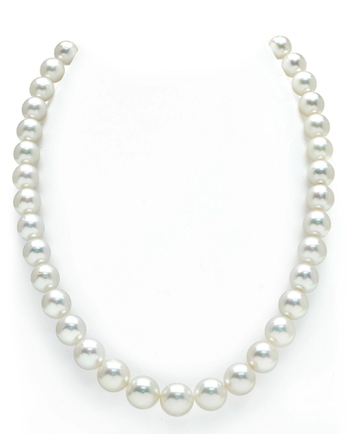 9-11mm White South Sea Pearl Necklace - GIA Certified
