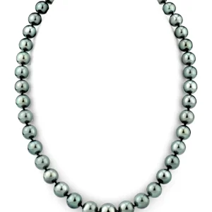 9-11.2mm Peacock Tahitian South Sea Pearl Necklace - PSL Certified