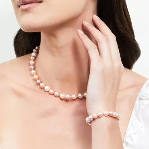 8.5-9.5mm Multicolor Freshwater Pearl Bracelet - AAAA Quality