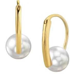 Japanese Akoya Pearl Heather Earrings