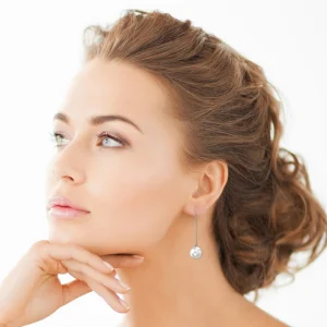 White South Sea Pearl Sandra Earrings