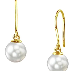 White South Sea Pearl Linda Dangling Earrings