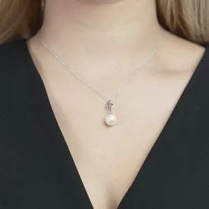White South Sea Pearl & Diamond Aria Pendant