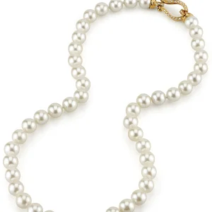 8.5-9.0mm Japanese Akoya White Pearl Necklace- AAA Quality