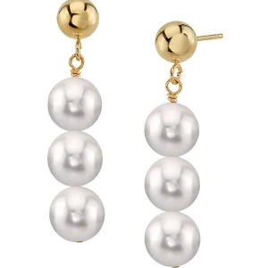 Japanese Akoya Pearl Celeste Earrings