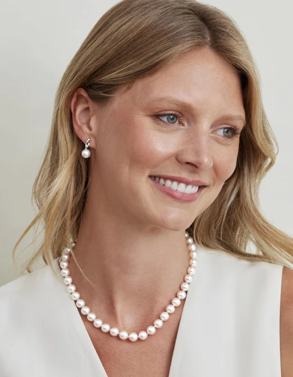 Akoya Pearl & Diamond Lois Earrings