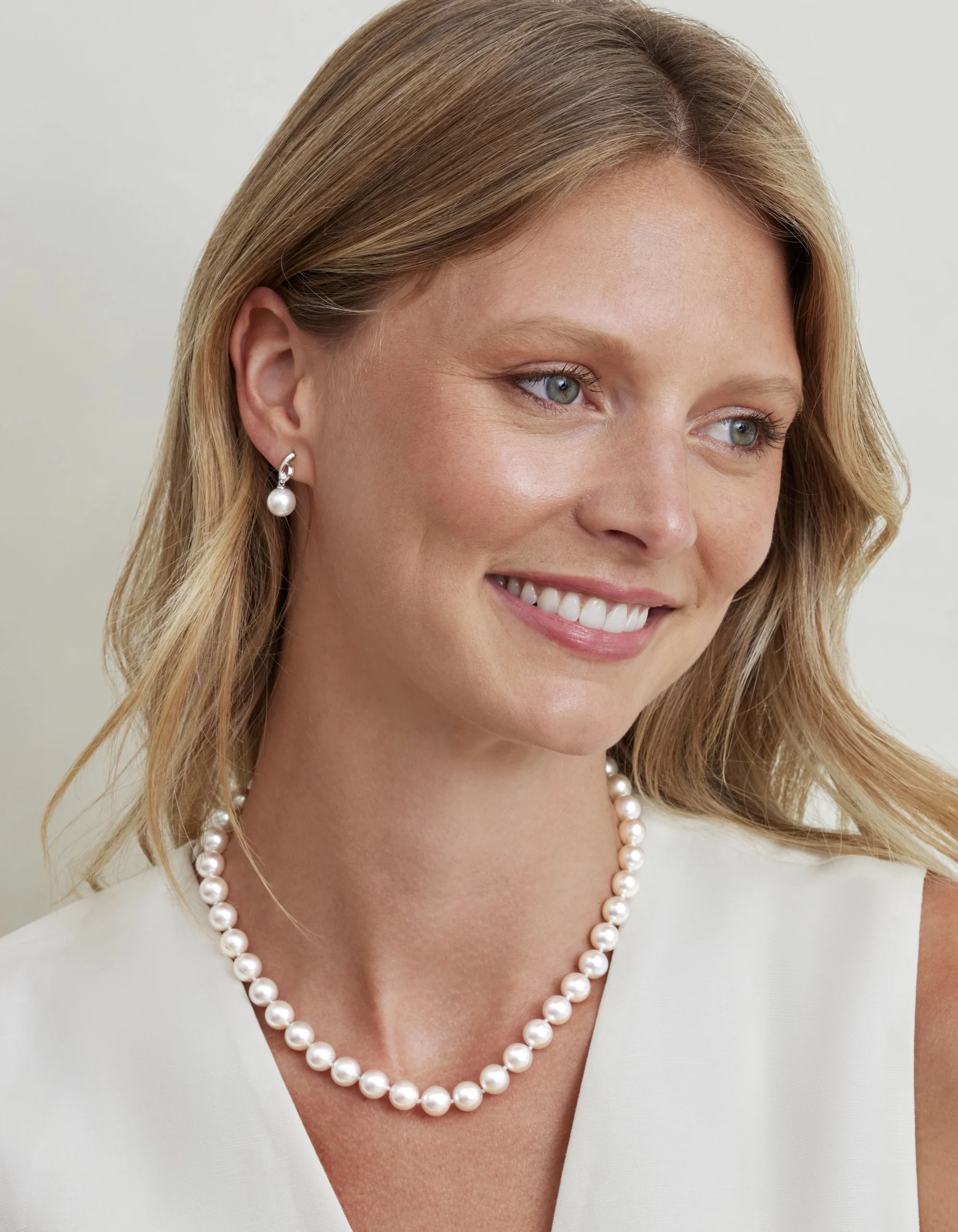 Akoya Pearl & Diamond Lois Earrings